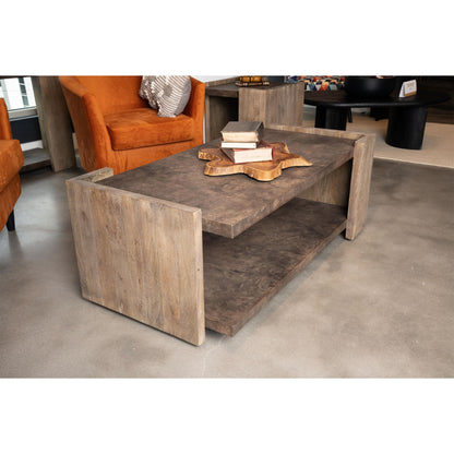 Trenton - Rectangular Coffee Table - Dark Brown