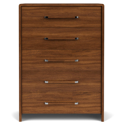 Elsie - 5 Drawer Chest - Dark Brown