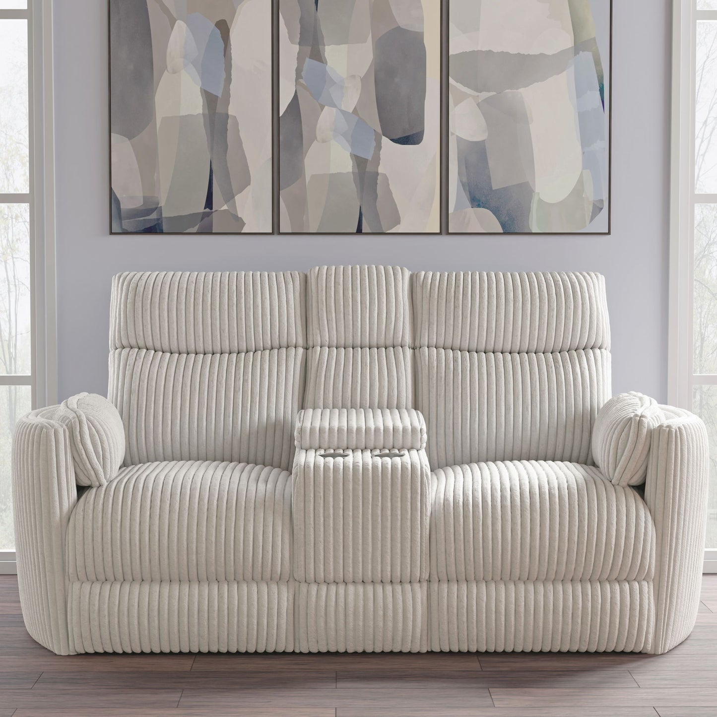 Radius - Power Glider Reclining Console Loveseat