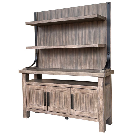 Lodge Dining - Buffet With Bar Hutch - Siltstone