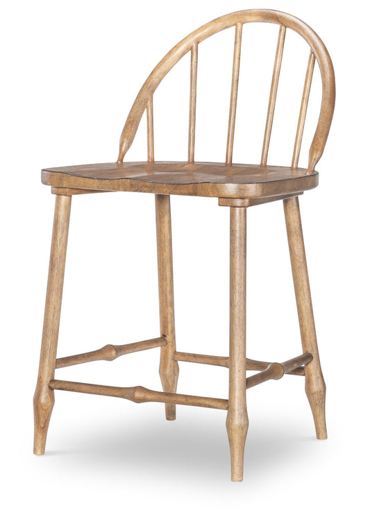 Vintage Market - Windsor Counter Height Chair - Barnwood Oak