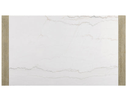 Dune - Genuine Marble Dining Table - White