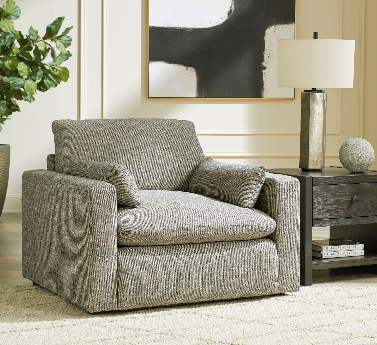 Dramatic - Chair and a Half - Granite