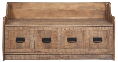 GarretTVille - Brown - Storage Bench