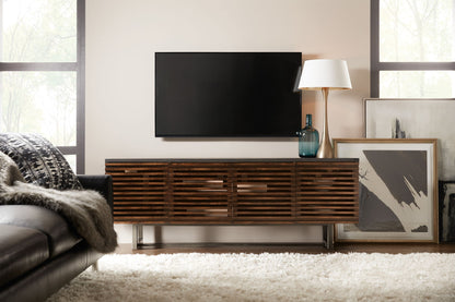 5657-55 - 78" Solstice Entertainment Console - Dark Brown
