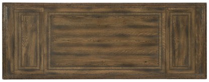 Hill Country - Balcones 60" Friendship Table With 2-12" Leaves - Dark Brown