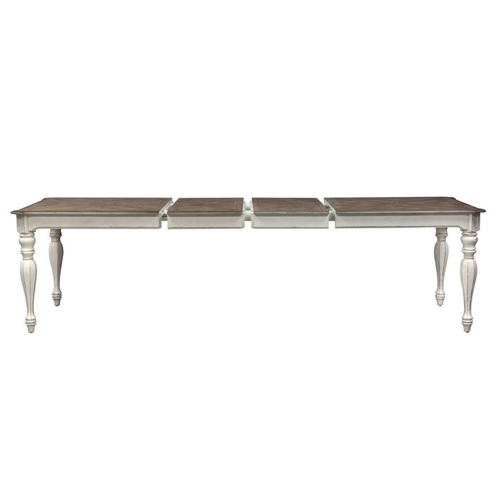 Liberty Furniture Magnolia Manor Rectangular Leg Table in Antique White