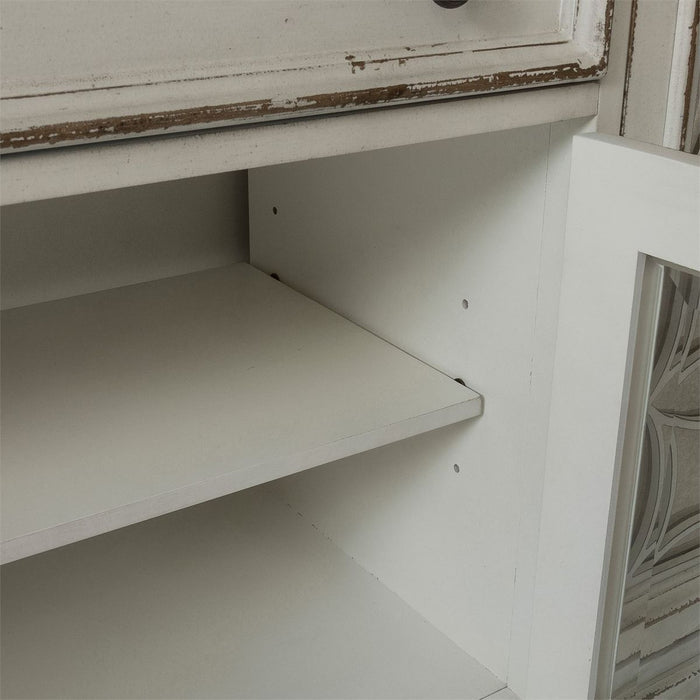 Liberty Magnolia Manor Entertainment TV Stand in Antique White