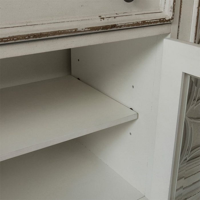 Liberty Magnolia Manor Entertainment TV Stand in Antique White