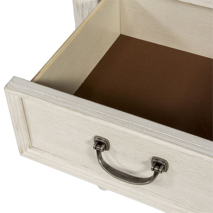 Liberty Funiture Bayside Leg Nightstand in Antique White