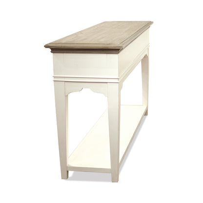 Myra - Sofa Table - Natural / Paperwhite