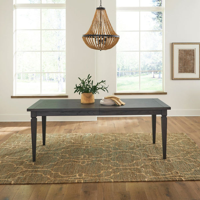 Liberty Furniture Caruso Heights Rectangular Leg Table in Aged Whiskey