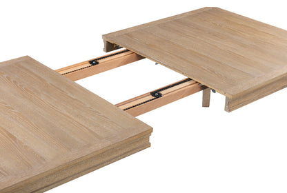 Breckenridge - Dining 78-96" Rectangular Table With 18" Leaf - Medium Brown