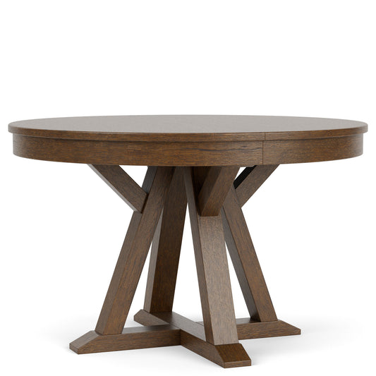 Calhoun - Round Dining Table - Whiskey Oak