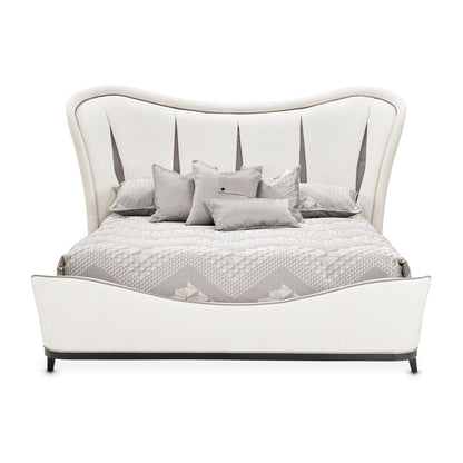 Tuxedo - Eastern King Upholstered Bed - Piano Keyboard