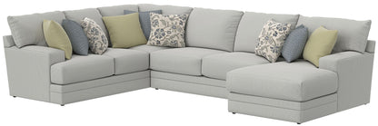 Stockbridge - Sectional With Comfort Coil Seating And 9 Accent Pillows Included
