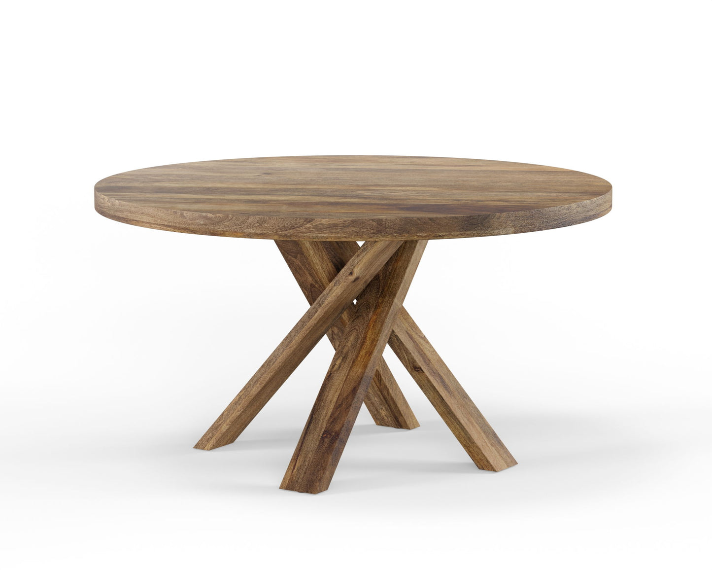 Crossings - Round Dining Table With 4 Upholstered Chairs