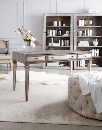 Rustic Glam - Leg Desk - Dark Gray