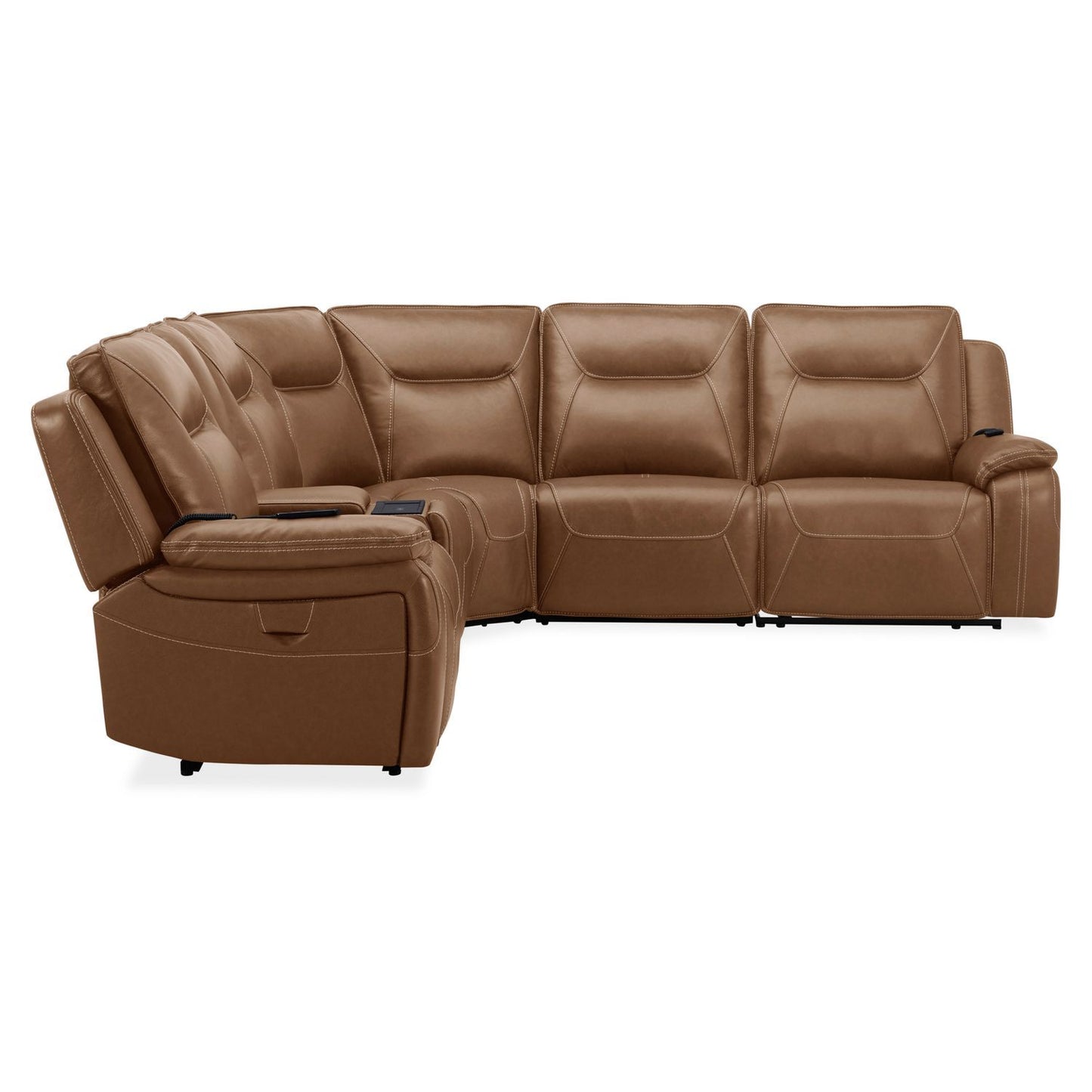 Callihan - 6 Piece Sectional - Brown