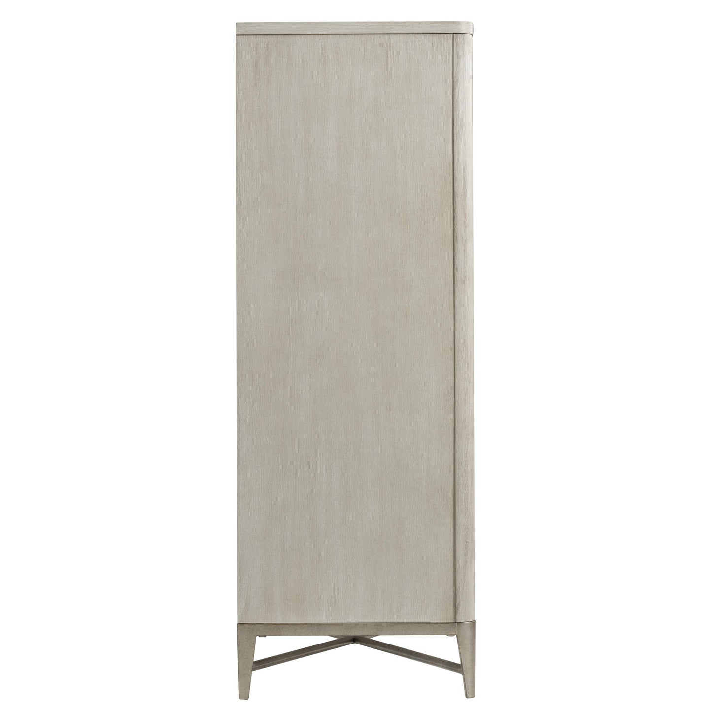 Maisie - Five Drawer Chest - Pearl Silver