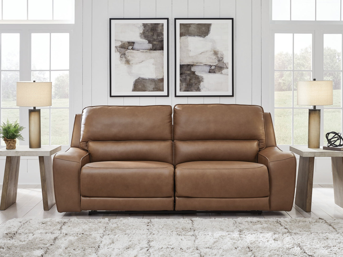 DeepWakes - 2 Seat Power Reclining Sofa With Adjustable Headrest