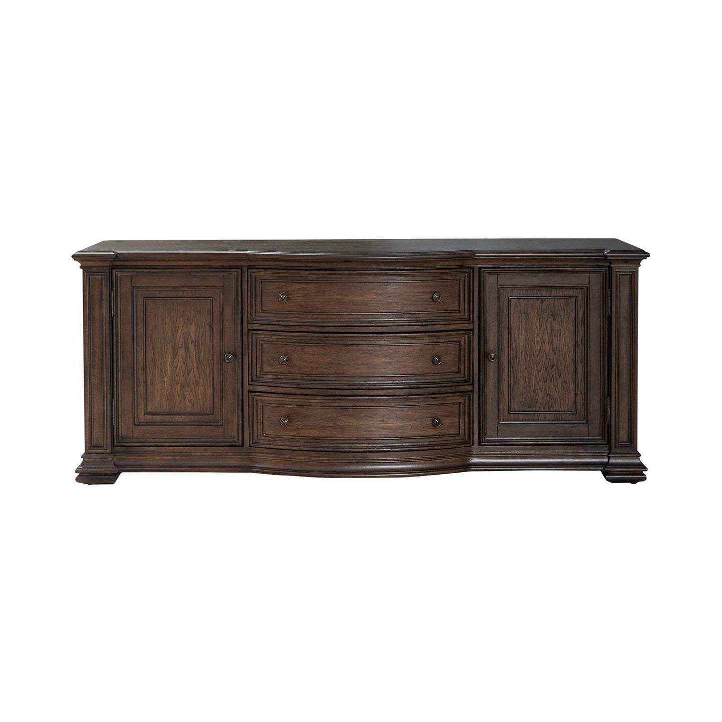 Providence Park - 78" TV Console - Chateau Brown
