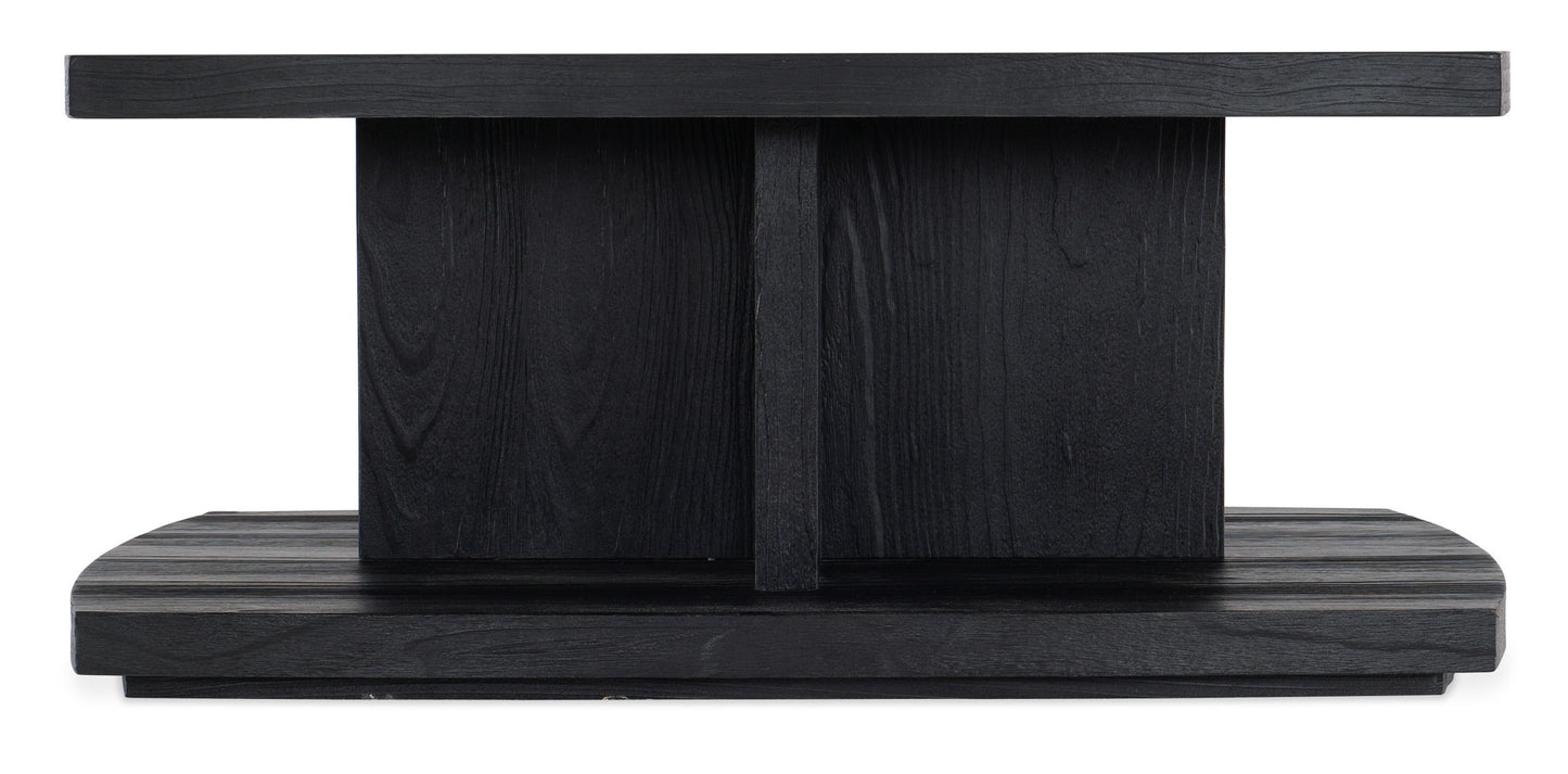 Linville Falls - Shou Sugi Ban Square Cocktail Table - Black