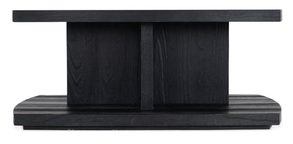Linville Falls - Shou Sugi Ban Square Cocktail Table - Black