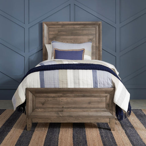 Liberty Furniture Ridgecrest Twin Panel Bed in Cobblestone image
