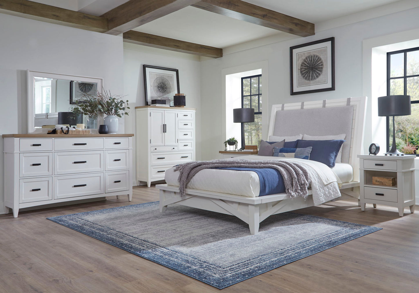 Americana Modern Bedroom - 9 Drawer Dresser - Cotton