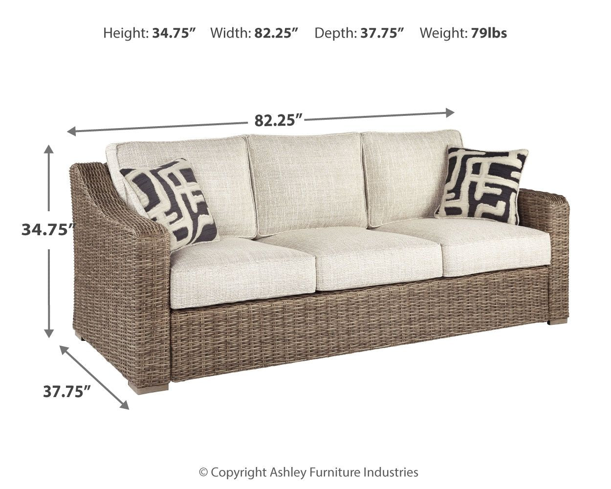 Beachcroft - 6 Pc. - Lounge Set - Beige
