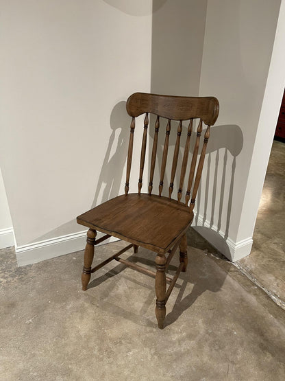 Vintage Market - Turned Spindle Side Chair - Barnwood Oak