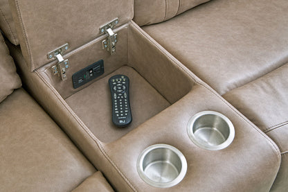 Theon - Modular Manual Reclining Sectional And Entertainment Console