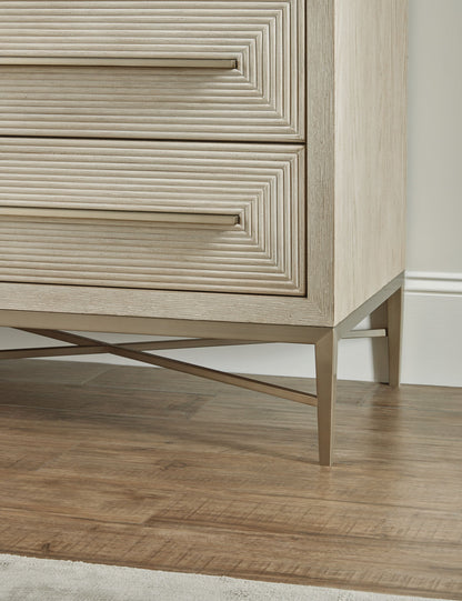 Cascade - 6-Drawer Dresser - Light Brown