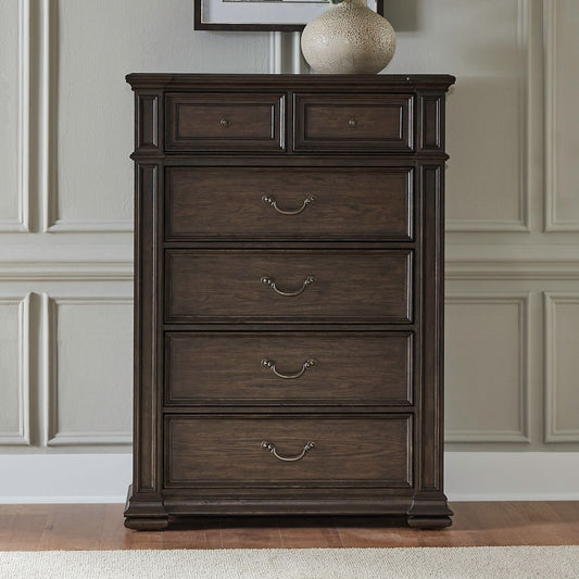 Providence Park - 6 Drawer Chest - Chateau Brown