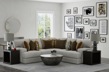 Tori - Sectional With Comfort Coil Seating And Accent Pillows Included