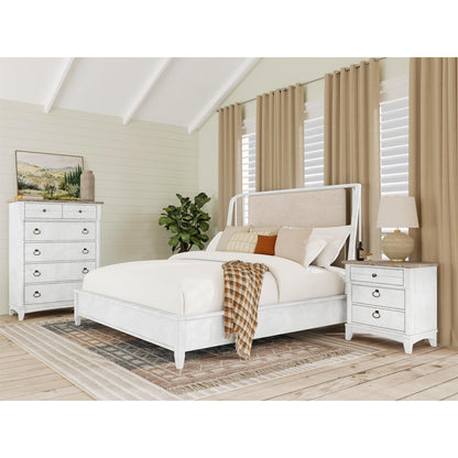 Maddox - 3 Drawer Nightstand - White