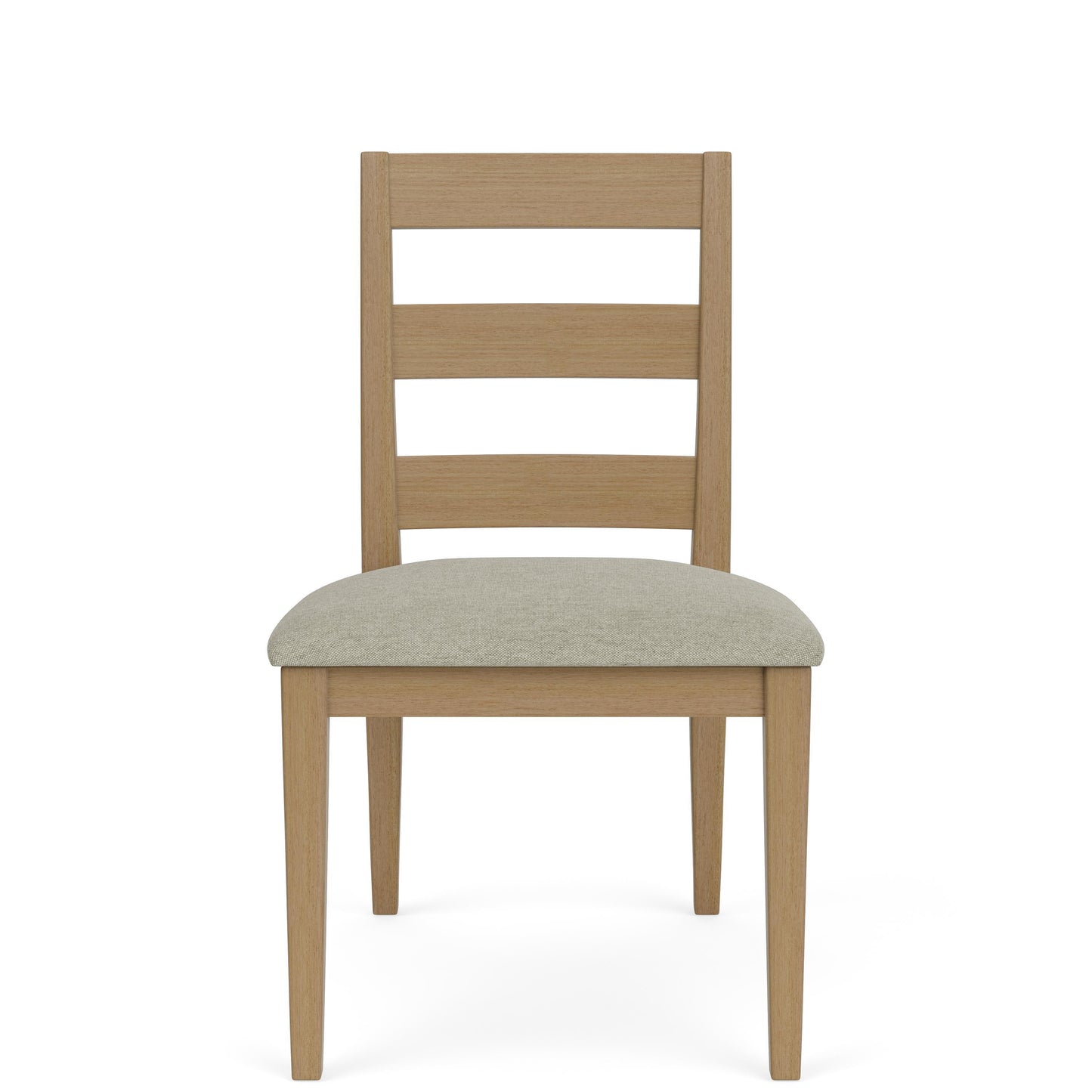Davie - Side Chair With Upholstered Seat (Set of 2) - Light Brown