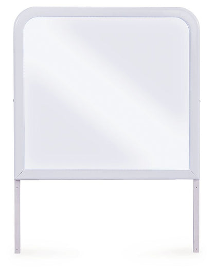 Jarlee - Bedroom Mirror - White