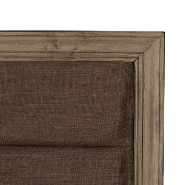 Liberty Furniture Sun Valley Twin Upholstered Bed in Sandstone
