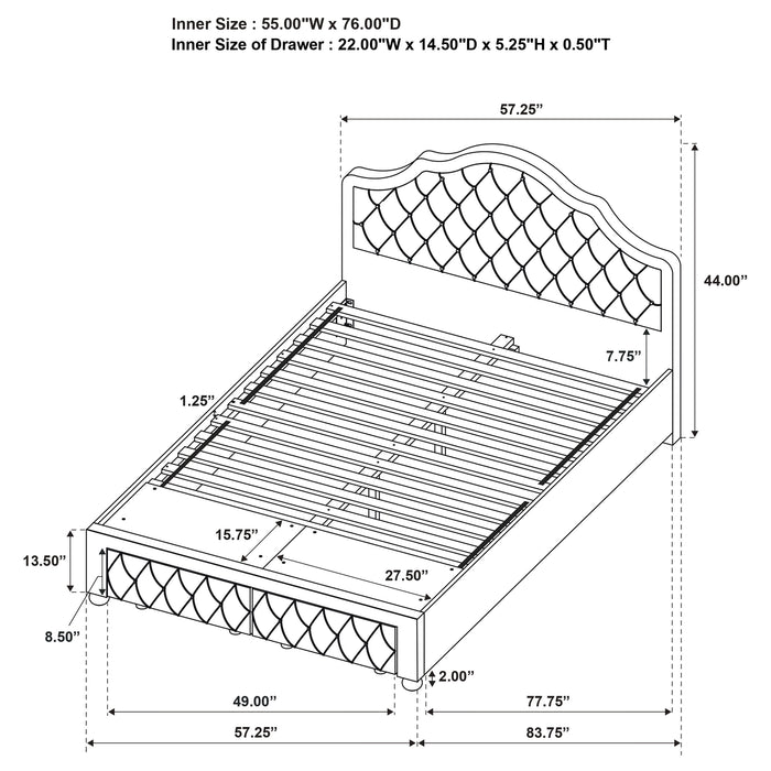 Ashleigh Full & Twin Bed
