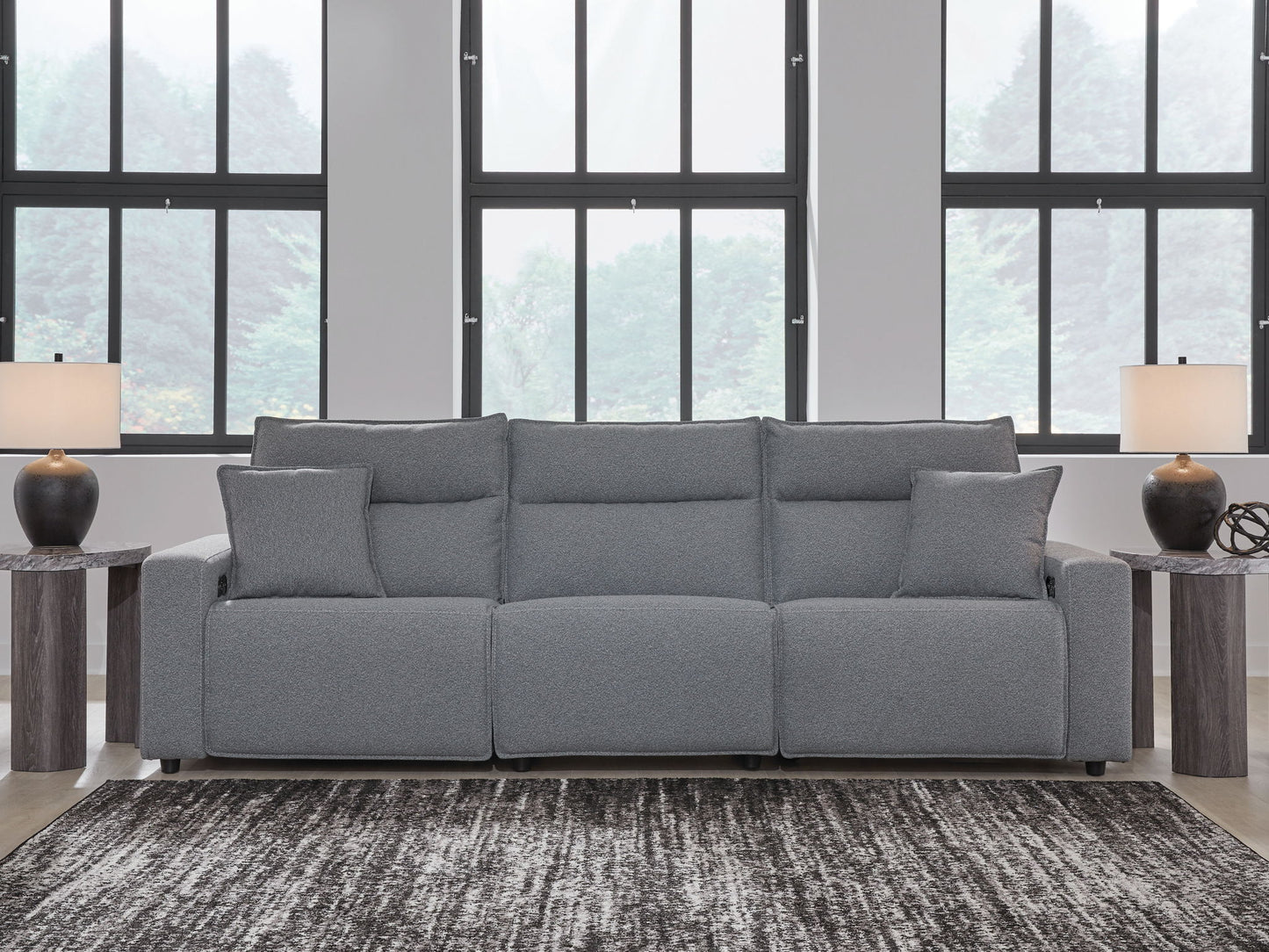 Modmax II - Reclining Sectional - Salt And Pepper