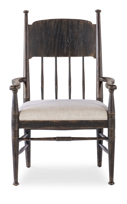 Americana - Upholstered Seat Arm Chair (Set of 2)