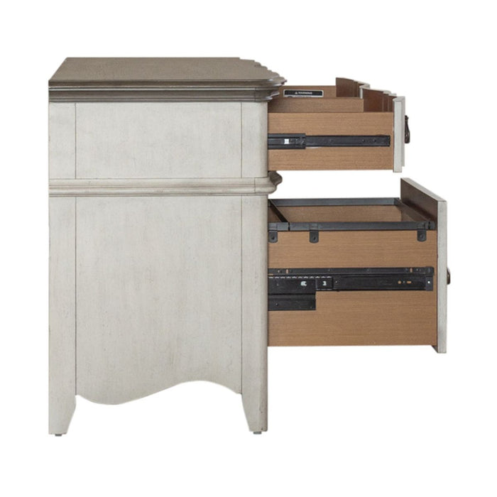 Liberty Chesapeake Credenza in Wirebrushed Antique White