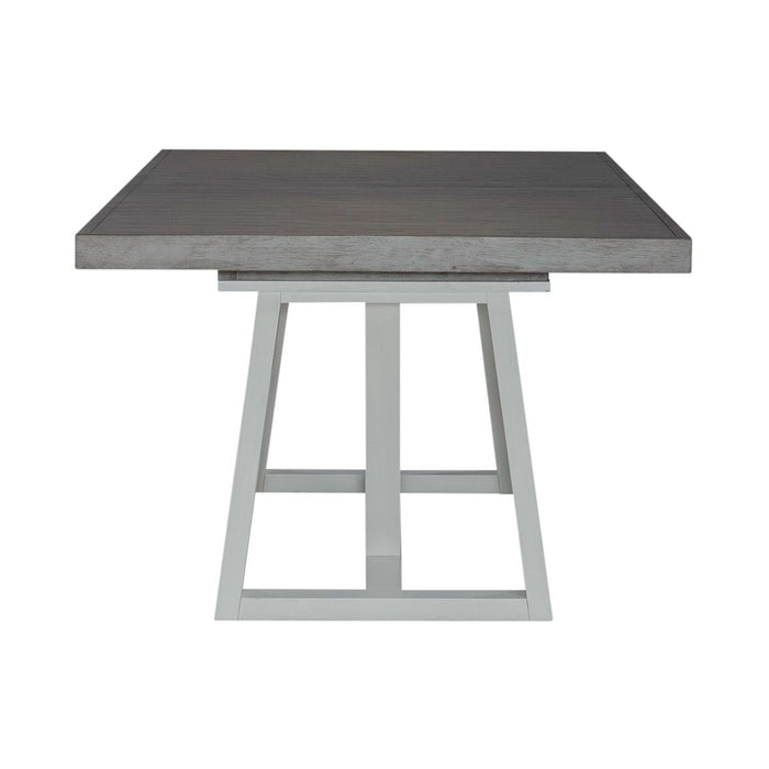 Liberty Furniture Palmetto Heights Double Pedestal Table in Two-Tone