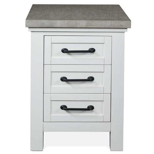 Cora - Chairside Table - Cloud / Fog