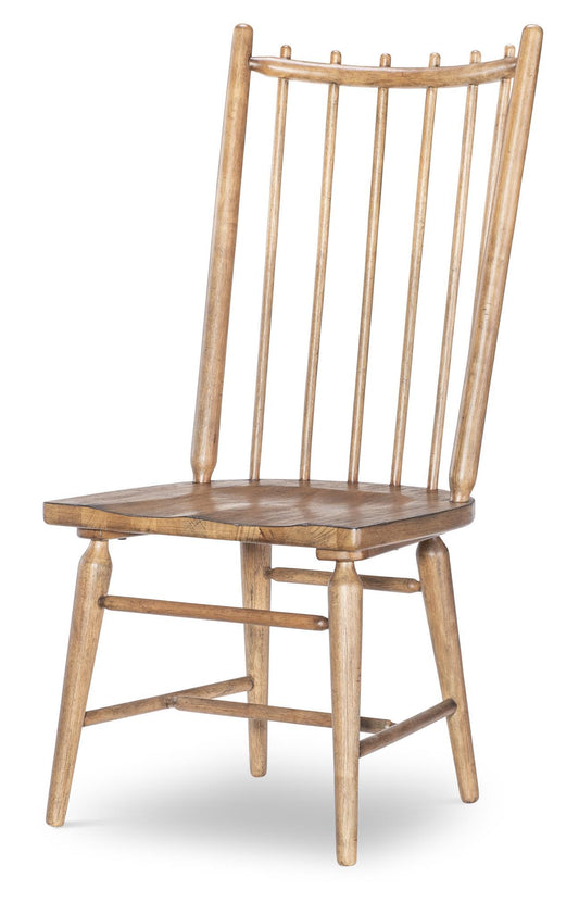 Vintage Market - Spindle Back Side Chair - Barnwood Oak