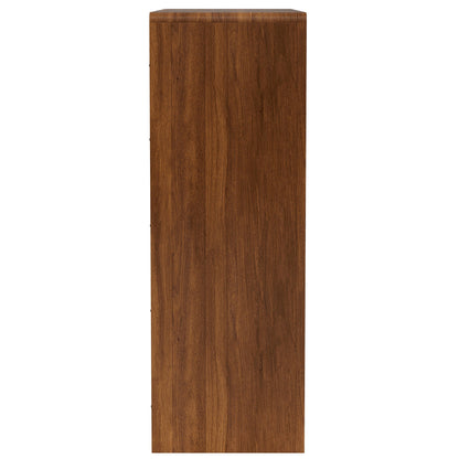 Elsie - Five Drawer Chest - Dark Brown