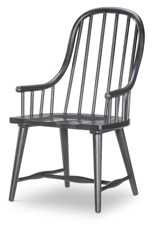 Vintage Market - Windsor Arm Chair - Kettle Black