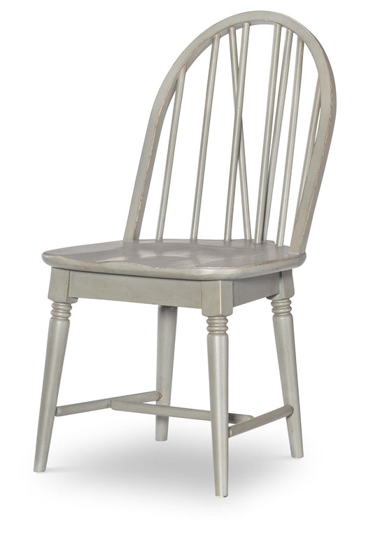 Vintage Market - Windsor Side Chair V Shape - Northern Moss